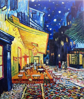 Terraza de café por la noche<br><i>(Vincent van Gogh)</i>